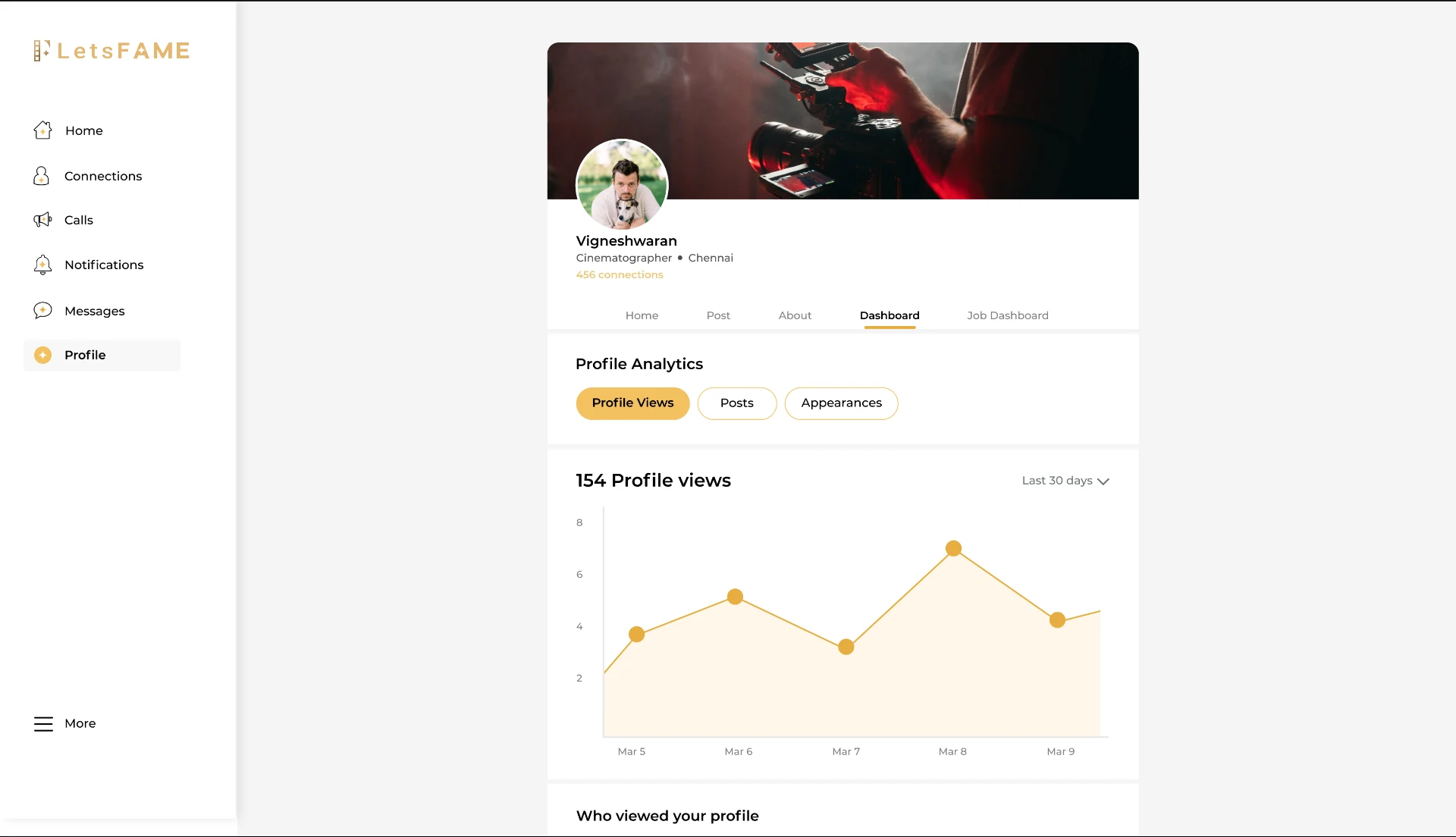 Web application — advanced search, candidate review and hiring workflows