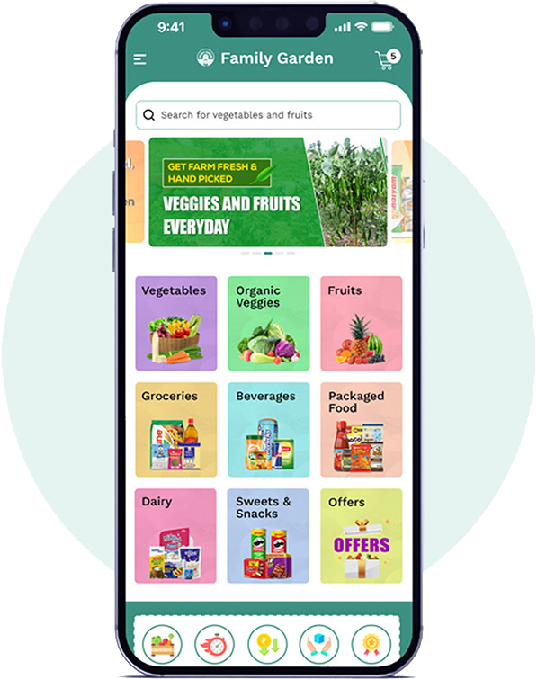 Family Garden home screen