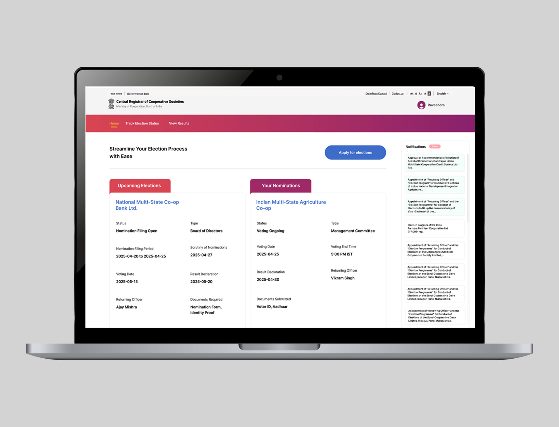 Government Portal project cover
